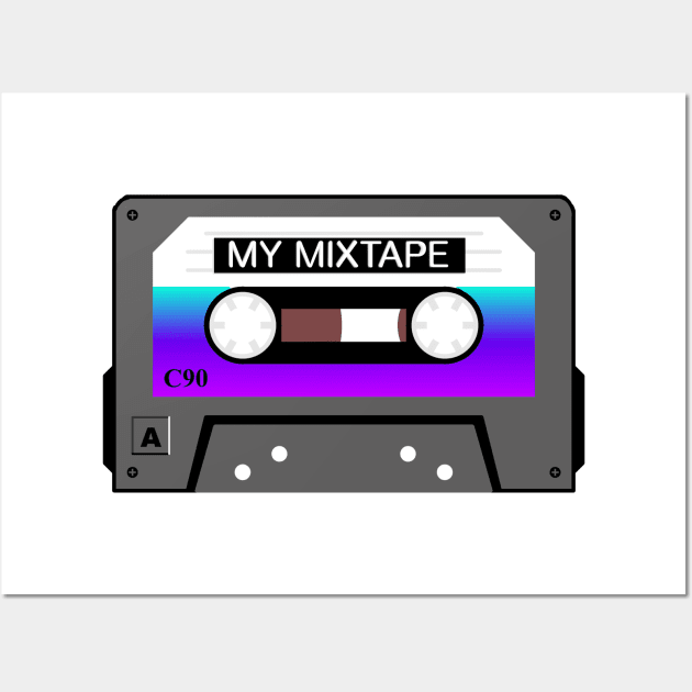 My 80s Mixtape Wall Art by DavidASmith